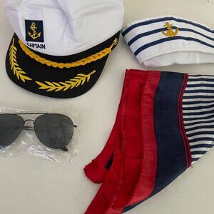 Captain Sailor Costume Accessories Set